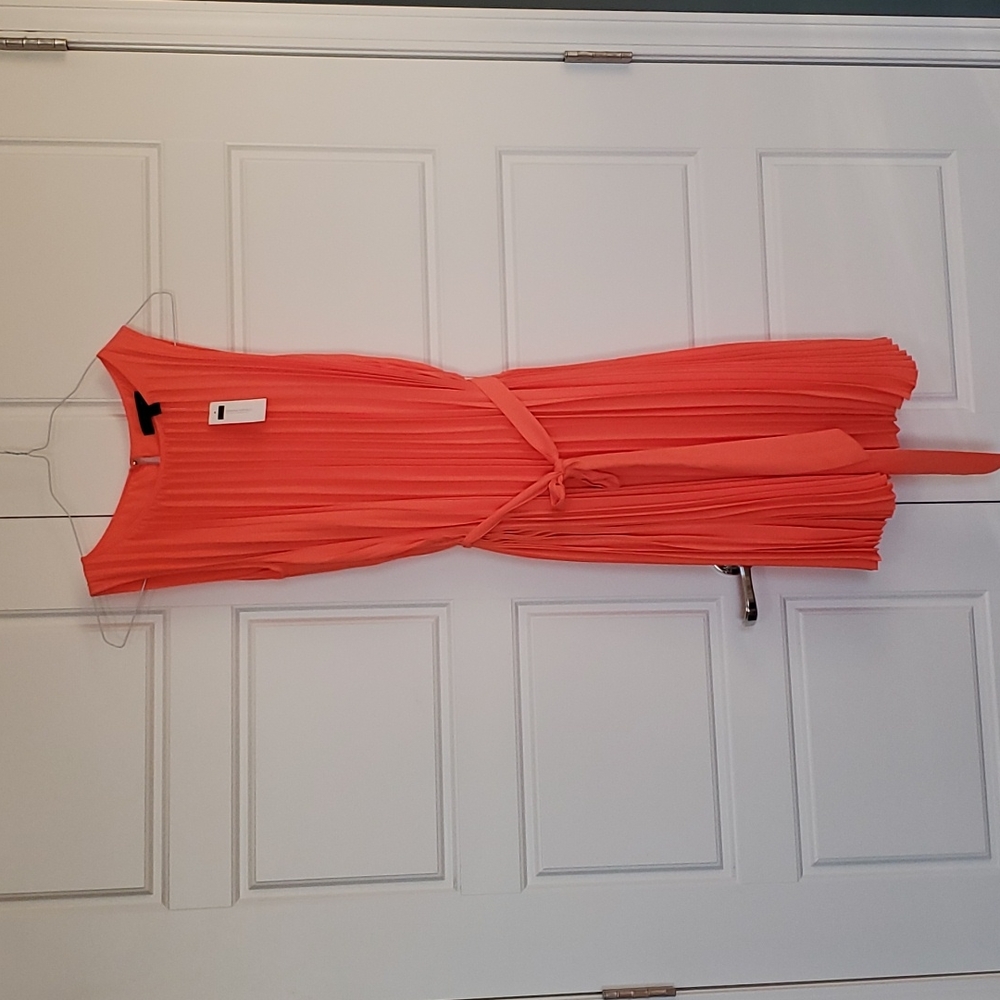 Orange RB midi dress